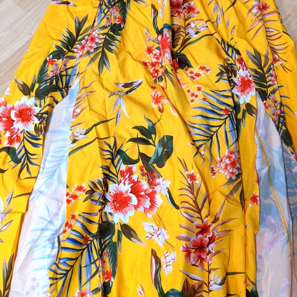 SHEIN Joyfunear Plunging Neck Floral Maxi Dress - Picture 5 of 7